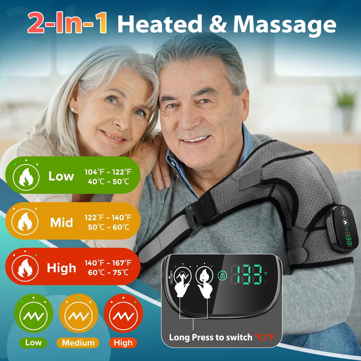 Heating Shoulder Massager